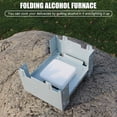 thumbnail image 4 of Horno portátil plegable estufa de Alcohol de combustible sólido al aire libre Mini Picnic Camping, 4 of 7