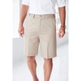 thumbnail image 6 of KingSize Men's Big & Tall Wrinkle-Free Expandable Waist Plain Front Shorts, 6 of 6