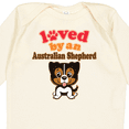 thumbnail image 4 of Inktastic Australian Shepherd Dog Gift Boys or Girls Long Sleeve Baby Bodysuit, 4 of 5