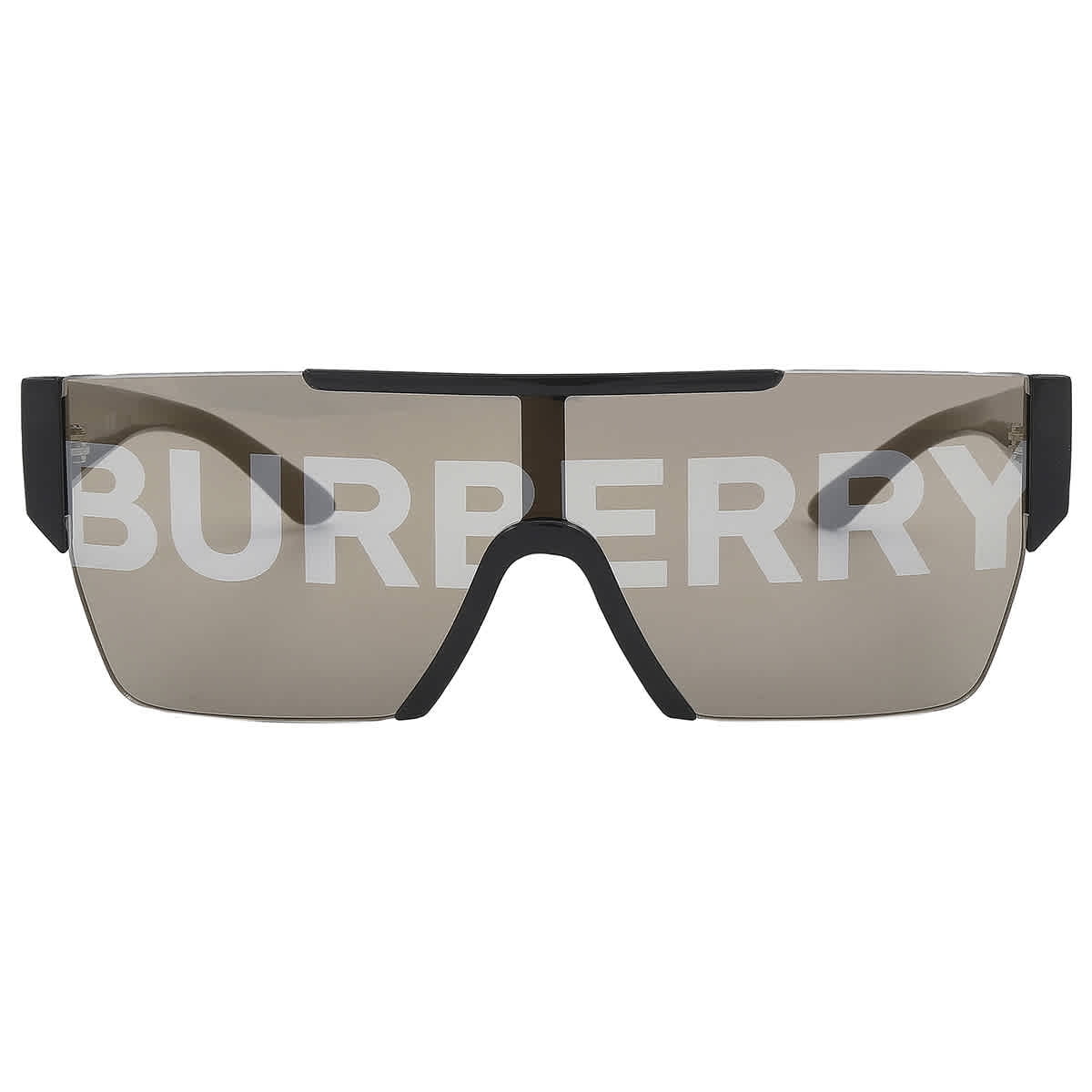 Burberry Men s Shield Sunglasses BE4291 Matte Black Frame Dark Grey Lenses 138mm Lens Width 100 UV Protection Walmart