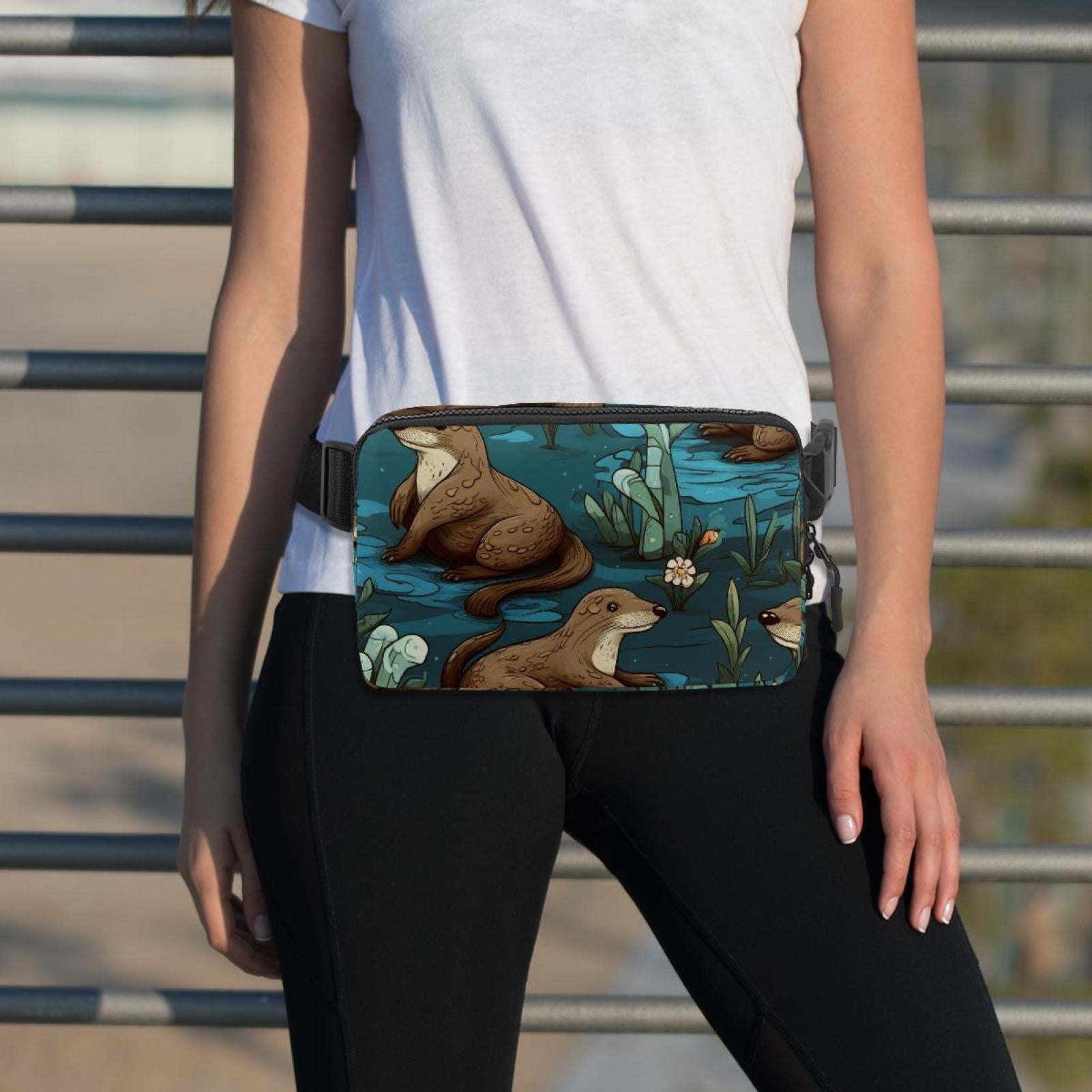 Platypus Lightweight Adjustable Waist Bag Fanny Pack with Extension Strap - Unisex Fitness Running Belt