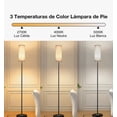 thumbnail image 2 of Lámpara De Piso Moderna Led Incluye Foco y 3 Temperatura de Color, 2 of 4