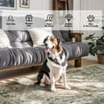 thumbnail image 3 of Ofoor Area Rugs for Living Room 6'x9' Washable Rugs Retro Large Area Rug Modern for Home Decor Foldable Nonslip Bedroom Rugs, Yellow, 3 of 10