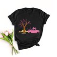 thumbnail image 2 of Moda casual mujer manga corta impresa o-cuello tops damas camiseta Fridja  gope308, 2 of 4