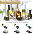 thumbnail image 2 of 19 piezas de cortadores de esculturas de vidrio para botellas de cerveza, vino, cerveza, versión cuadrada y redonda para máquina cortadora de vidrio DIY, almohadilla de soporte de metal para botellas, 2 of 5