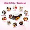 thumbnail image 6 of Flannel Fleece Twin Blanket, Soft Large Twin Blanket, Lightweight Cozy Plush Twin Blanket Fit Sofa Bed, 60"x80", Patchwork Floral Pattern, 6 of 8