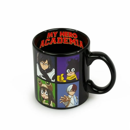 - My Hero Academia Characters Black Ceramic Coffee Mug | 16 oz