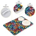 thumbnail image 3 of Yayeee Dish Drying Mat for Kitchen Counter 16"x18" Microfiber Absorbent Pad, Vibrant Dragon Scales Pattern, 3 of 7