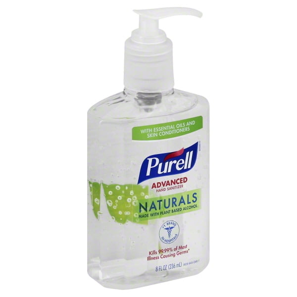 Purell Advanced Hand Sanitizer Naturals with Plant Based Alcohol Pump