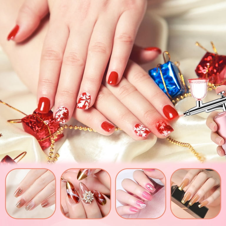 LETIGO Cordless Airbrush Kit, Portable Spray Set for Nail Art