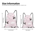 thumbnail image 2 of Balery Cute Panda Pattern Drawstring Backpack Bag Sport Gym Sackpack Cinch Bags Pattern Drawstring Backpack Bag Sport Gym Sackpack Cinch Bags -Medium, 2 of 6