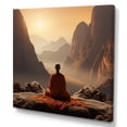thumbnail image 2 of Designart "Yoga Mountain Pose On The Horizon I" Yoga Canvas Art Print, 2 of 7