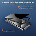 thumbnail image 5 of [2 Pack][Full Coverage] Cnarery Privacy Screen Protector for iPhone 15 Pro 6.1 inch, Anti Spy Tempered Glass with Installation Frame Anti-peeping Easy Installation, 5 of 7