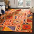 thumbnail image 4 of Rectangular Runner Rug in Orange, 4 of 4