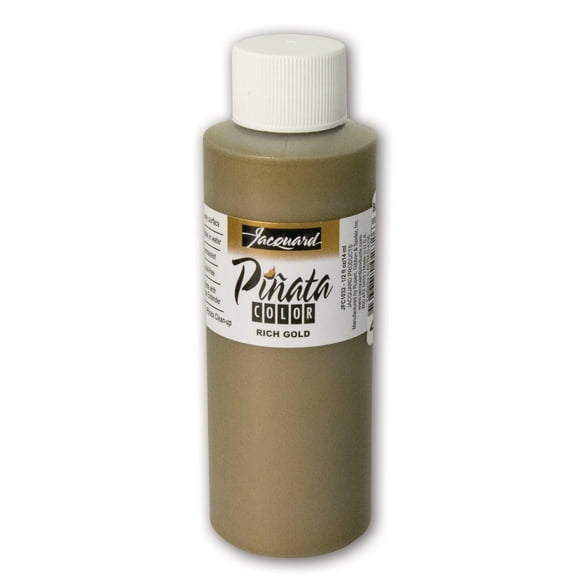 Jacquard Pinata Alcohol Ink, 4 oz., Rich Gold, Fabric Dye