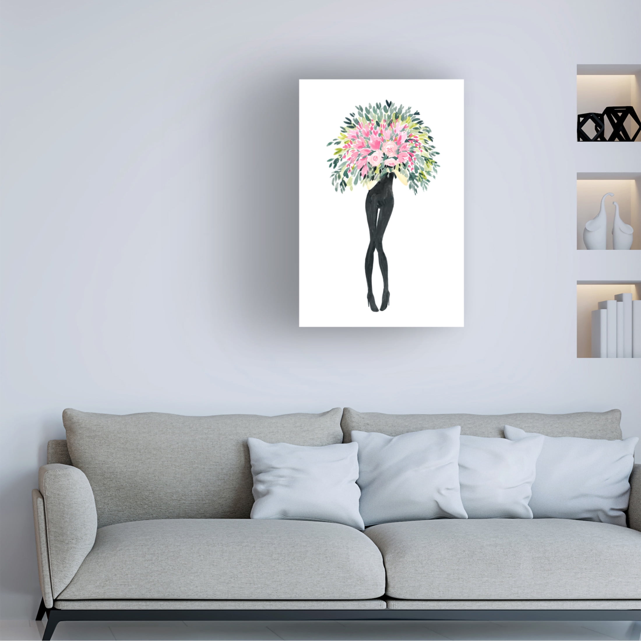 Trademark Fine Art Rosana Laiz Blursbyai Miss bouquet I Canvas Wall Art