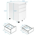thumbnail image 5 of Mount-It! Rolling Filling Cabinet | Lockable with 3 Drawers, 5 of 6