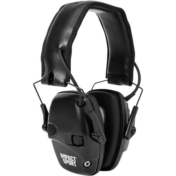 Howard Leight Impact Sport Sound Amplification Electronic Earmuff, Black (R-02524SIOC)