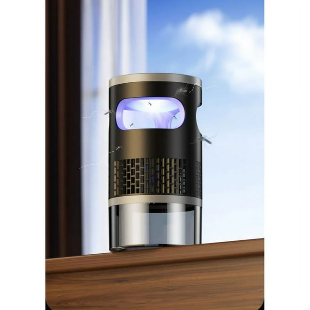 Trampa eléctrica para matar insectos en interiores con carga USB, negra, suspendible, para mosquitos, moscas y plagas, lámpara Zapper con potente