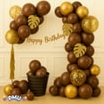 thumbnail image 3 of PMU Balloons 11 Inch PartyTex Premium Chestnut Brown Latex Pkg/100, 3 of 6