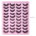 thumbnail image 5 of 20 Pairs Lashes Wispy Eyelashes Cat Eye Faux Mink False Lashes Natural Look False Eyelashes Manga Lashes Strips 3D Volume Fake Eyelashes 4 Styles by Newcally, 5 of 7