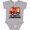 AC-Heather Grey, variant on Fireman Daddy is a Firefighter Boys or Girls Baby Bodysuit