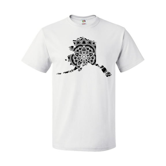 Inktastic Alaska Silhouette Mandala T-Shirt