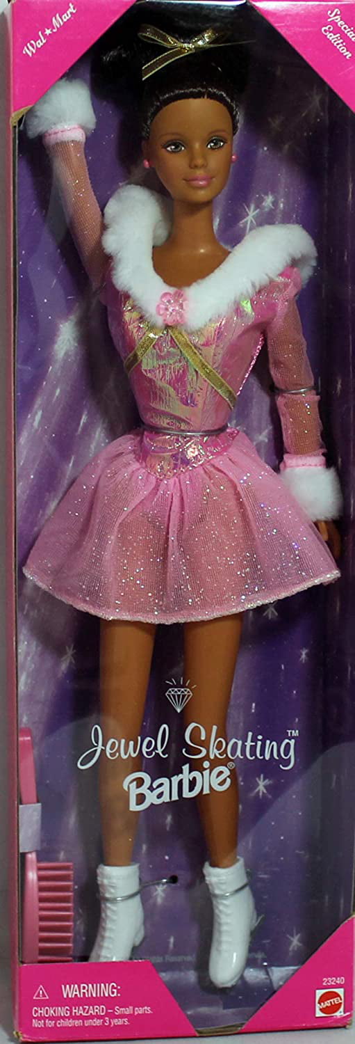 Jewel Skating Barbie Doll African American Special Edition WalMart Exclusive