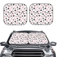 thumbnail image 2 of Balery 2 Piece Cute Dinosaur Car Windshield Sun Shade|Foldable Front Windshield Shade for Car Front Window for Most Sedans SUV Truck-Small, 2 of 7