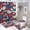 style-7, variant on 4th of July 4 Piece Shower Curtain Sets, Non-Slip Rugs, Toilet Lid Cover And Bath Mat, for Bathroom Decor Set, 72" X 72"