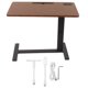 thumbnail image 1 of La superficie del escritorio tiene veta de madera y los soportes son negros. Tipo de artículo:, 1 of 10