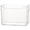 Clear, variant on Transparent Freezer Storage Bins,Plastic Bins for Refrigerator and Pantry,Refrigerator Side Door Storage Rack with Handle,Transparent Plastic Stackable Kitchen Cabinet Organizer Box,Clear