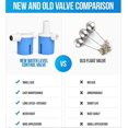 thumbnail image 4 of 1pc Water Level Control Valve Float, 1/2" Built-in Automatic Valve Water Level Control Valve Tank Side-entry Embedded Float Valve For Swimming Po (h-3, 4 of 5