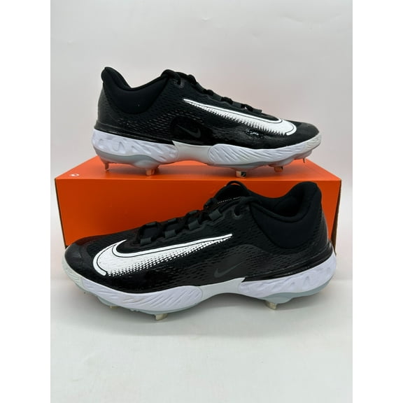 Nike Alpha Huarache Elite 4 Men's size 15 Low Black Baseball Cleats DJ6521 001