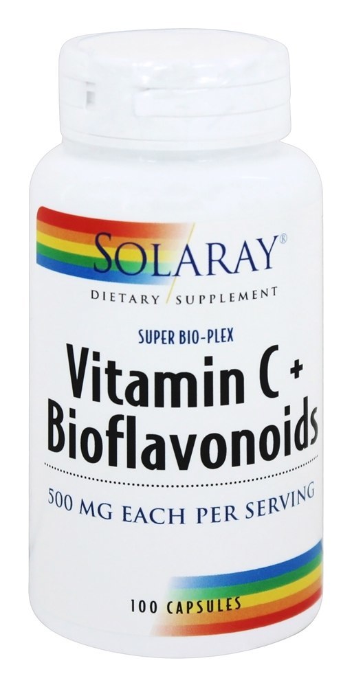 Solaray Super BioPlex Vitamin C + Bioflavonoids 500 mg. 100