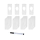 thumbnail image 4 of 28 divisores de armario para ropa, divisores de estantes de armario, perchas de ropa Blanco, 4 of 9