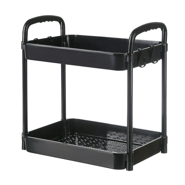 SLYNSHome Kitchen Countertop Shelf,2 Tier Coffee Bar Accessories Coffee Mug Holder Kitchen Storage Shelves for Mugs,Cups