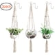 thumbnail image 1 of 3 x colgadores de plantas, cesta colgante de macramé, maceta colgante con cuerda de algodón, colgador de flores para techos interiores y exteriores, decoración de paredes de balcones, 1 of 7