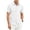 White18, variant on Swanpen Men's Linen Shirts Short Sleeve Casual Shirts Button Down Shirt for Men Beach Summer Wedding Shirt,Black