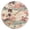 Gold Needle, variant on 10" Artistic Round Wall Decorative Desk Clock Pastel-colored Crab Pattern Wall Clock Home Decor