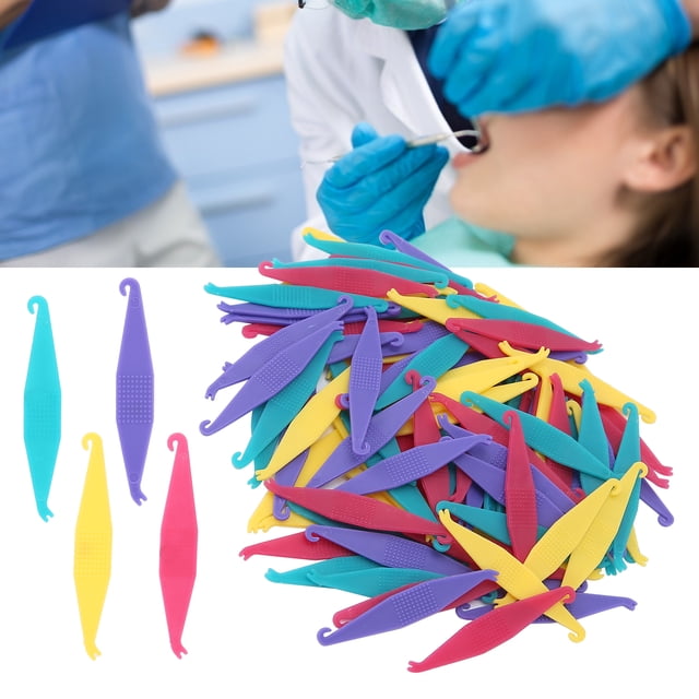 Cantadores de Gomas de Goma Dental, Diseño Único Toma Fácil Toma Duradero Espacios Dentales Confiaciones Candadores de Goma para el Departamento de Estomatología