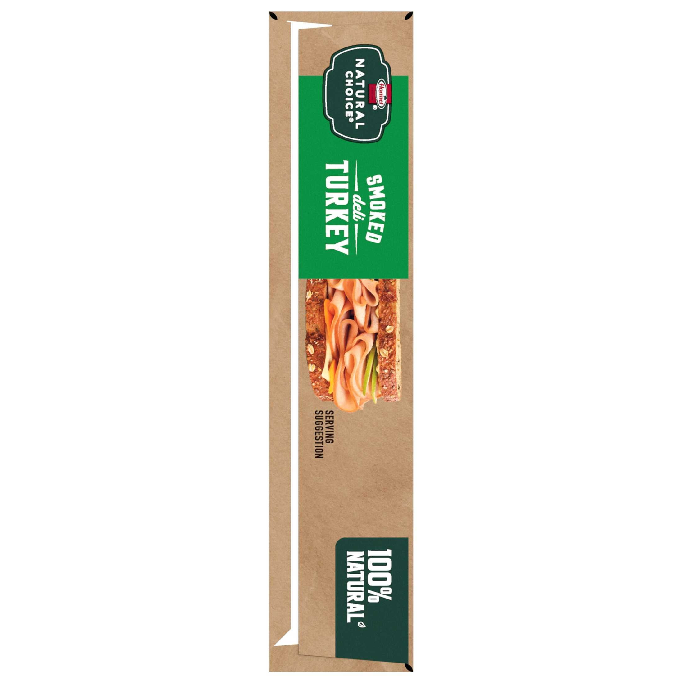 Hormel Natural Choice Smoked Turkey Deli Lunchmeat, 8 oz Resealable Package