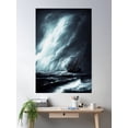 thumbnail image 2 of Wave Poster Wall Art, Modern Wall Decor, 24x36 UNFRAMED, 2 of 2