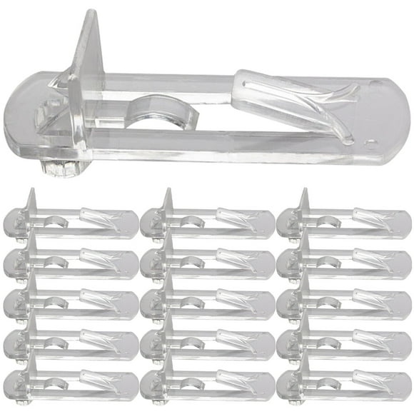 Clear Plastic Shelf Support Pegs