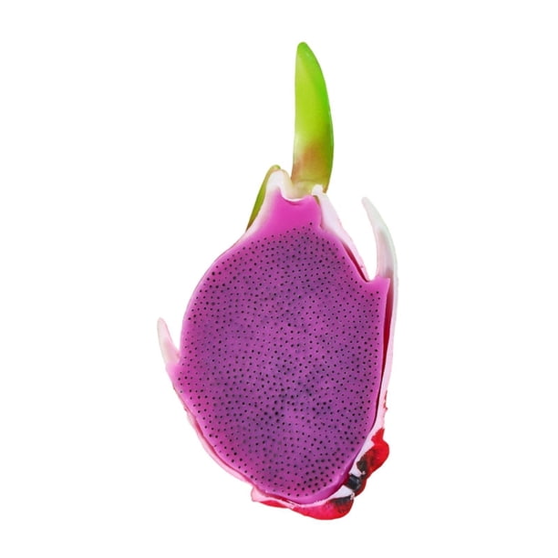 Juguete antiestrés de fruta del dragón, regalo para uso doméstico, reutilizable para adultos y niños, realista. Pulpa roja