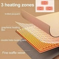 thumbnail image 4 of Portable Heated Shawl, Portable Heated Shawl Cordless, Soft Fast Heating Three Temp Settings, USB Electric Heating Blanket 60×31 Inch (Apricot), 4 of 8