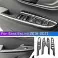 thumbnail image 2 of unique High qualityFor Encino 2018-2021 Carbon Fiber Window Lift Switch Button Panel Cover Interior Door Armrest Trim, 2 of 5