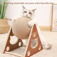 thumbnail image 4 of Bola Para Rascar Gatos Bola De Garra De Sisal Bola De Garra De Molienda Resistente Al Desgaste Suministros Para Mascotas De Juguete Para Gatos Kearding PT001225-00, 4 of 7
