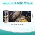 thumbnail image 2 of Uxcell Wood Grain Wallpaper Border 5" x 16.4ft Textured Frame Sticker, Sapphire Blue, 2 of 7