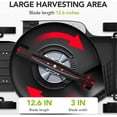 thumbnail image 3 of PayLessHere Electric Lawn Mower and Grass Cutter, 13-Inch Corded 12 Amp Dethatcher, Collection Box, 3 of 7